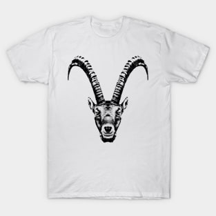 Ibex / head T-Shirt